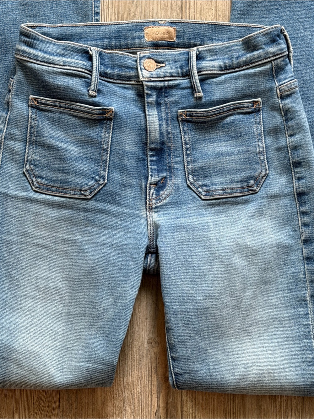 Rare Mother The Patch Pocket Weekender Jean Size 27